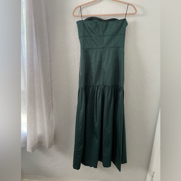Zara Topstitched Midi Dress - Picture 8 of 17